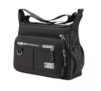 F Fityle 2X Hommes Sac à Bandoulière Sac à Main Filles Mode Léger avec Fermeture à Glissière Plusieurs Poches Pochette Cartable pour Voyage Été Vacances Printe