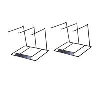 F Fityle 2X Organisateur de Bijoux en Métal Présentoir Suspendu pour Porte-clés Bandeaux Pendentif Commode