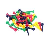 F Fityle 2X Pack 50pcs Couleurs Mélangées Tees Para Golf Gradués en Plastique Accessoires 40mm