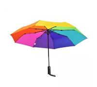 F Fityle 2X Parapluie Pliant Parapluie de Voyage Portable à Ouverture Automatique Mini Pliant Résistant à l'eau Parapluie Automatique Compact Paraplui