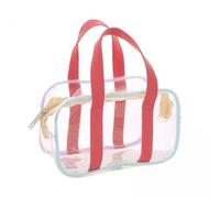 F Fityle 2X Protable Clear Tote Bag Sac à Bandoulière Grande Capacité Sac de Plage Voir à Travers Le Stockage Sac à Main pour Les Vacances