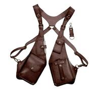 F Fityle 2X Sac à Bandoulière Caché sous Les Bras, Pochette D'épaule, Portefeuille de Voyage, Sac à Bandoulière pour Femmes et Hommes, Sac à Dos de Poche pour