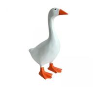 F Fityle 2x Statue D'oie Porte-clés, Support Suspendu, Figurines D'oie, Porte-clés pour Décoration de Maison, Cadeau de Pendaison de Crémaillère, Chambre à