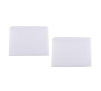 F Fityle 2X Toile Thermocollant Blanc entoilage Coton Rigide pour Renfort Sac au Metre - 2 Mètres cm