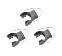 F Fityle 3X Embout de Plongée avec Attache en Silicone, Morsure Confortable, Accessoires Souples