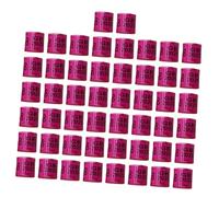 F Fityle 50 bagues pour Pigeons, Outil de Gestion des Oiseaux, bagues numérotées pour identifier Les Poussins de cailles, inséparables et pinsons Nains, Rose