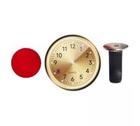 F Fityle 5x Horloge de Tableau de Bord de Voiture, Accessoires de Voiture, Cadeaux, Horloge Lumineuse, Petit Ornement Automatique pour Voiture, Clip de