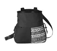 F Fityle à magnésie d'escalade, Ceinture réglable, Pochette de Rangement multifonctionnelle pour équipement d'escalade, de Transport de, Noir Grand