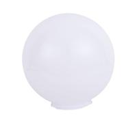 F Fityle Abat-Jour Globe extérieur, Abat-Jour Boule, Globe de lampadaire Rond Blanc à Installation Facile, Couvercle de Lampe, Bouche 20 Cm 95 Mm