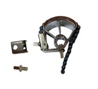 F Fityle Accessoire de batterie à pédale à double chaîne Accessoires de percussion Accessoires de batterie à chaîne de pédale de commodité professionnelle, Mèche