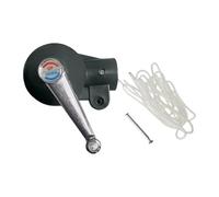 F Fityle Accessoire Parapluie de Patio, Pièce de la Chariot de Soleil de Loisirs, Remplaçant Robuste Portable, Poignée de Manivelle pour Piscine, Plage et Cour - Poignée de Manivelle, Gris Foncé