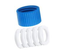 F Fityle Adaptateur de Filtre à Eau fileté 28 mm avec Joint d'étanchéité pour Alpinisme, Urgence, en Plein air, avec 5 Rondelles