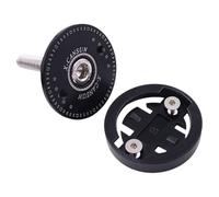 F Fityle Adaptateur de Support d'ordinateur de vélo, Accessoire en Alliage d'aluminium pour Edge 200 500 520 800 1000, pièces de réparation Robustes et, Noir