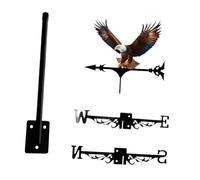 F Fityle Aigle, Ornement en Fer forgé, Indicateur de Direction du Vent, rotative pour clôture de Jardin ou Toit, B