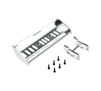 F Fityle Aileron arrière métallique remplacement direct, léger et facile à installer, support fixation pour voiture RC 1/16, Argent