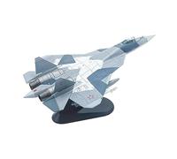 F Fityle Alliage moulé sous pression modèle 1/100 SU57 chasseur invisible adultes cadeaux avion avion pour étagère meuble TV, bureau, bar, décoration de bureau