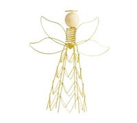 F Fityle Ange décoratif en Fer forgé, Centre Table, décoration intérieure, Aile décorative en métal, Ange pour Noël, 18.3 Cm X 22.3 Cm