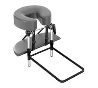 F Fityle Appui-tête de massage pour lit, oreiller face contre le matelas, support réutilisable en alliage d'aluminium, coussin facial portable, kit de