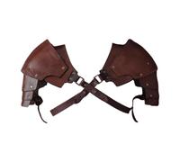 F Fityle Armure d'épaule gothique médiévale pour hommes et femmes, harnais de poitrine, ceinture de couverture d'épaule, Cape pour fête costumée