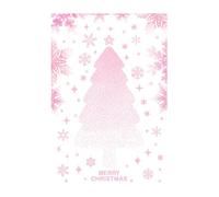 F Fityle Autocollant de fenêtre en forme d'arbre de Noël, décoration murale de porte à faire soi-même, autocollant statique pour fenêtre de festival