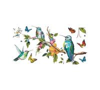 F Fityle Autocollant mural en PVC motif s, décoratif, motif sur une branche d'arbre, pour porte intérieure, salle de jeux, crèche