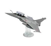 F Fityle Avion de Chasse Rafale à l'Échelle 1/72, Modèle d'avion de Combat avec Support d'Exposition, Modèle Réduit Diecast de l'Armée de l'Air Française, Cadeau pour Collectionneur et Passionné