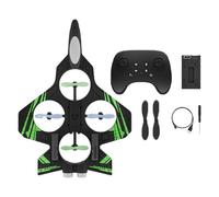 F Fityle Avion RC en Mousse EVA, Jouet de Chasse RC, Jouet Hélicoptère Télécommandé Anti-Choc avec Fonction 360° Flip, Cadeau pour Enfants et Adultes, Vert