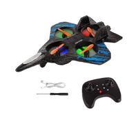 F Fityle Avion télécommandé en mousse avec lumières, cadeau d'anniversaire pour garçons, facile à piloter, jouet pour enfants et adultes débutants