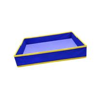 F Fityle Bac à Sable, Plateau de Jeu Sensoriel, Grand Espace, Portable, Facile à Transporter, 50cmx50cmx9cm