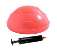 F Fityle Ballon d'équilibre Gonflable Demi-Cercle, Pratique, de 16 cm de diamètre, avec Base antidérapante et Pompe Incluse, pour la Maison, la Salle de, Orange