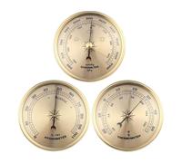 F Fityle Baromètre, hygromètre et thermomètre, manomètre barométrique léger et précis, idéal pour la pêche Les ateliers d'intérieur, sans Horloge