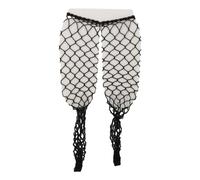 F Fityle Bas en résille Miniature échelle 1:6, accessoire de Legging de poupée, tenue féminine, chaussette sans couture pour accessoire de figurines féminines, noir