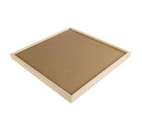 F Fityle Base de diorama en bois de hêtre, plate-forme de construction de modèles, assemblage pour projet d'affichage, fournitures pour figurines, 29.7 Cm X 29.7 Cm