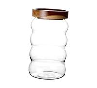 F Fityle Bocal de Stockage Transparent avec Couvercle hermétique Bocaux pour Aliments Bocaux de Stockage d'aliments Réservoir d'épices Réservoir de Stockage, Fil 700ML