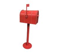 F Fityle Boîte aux lettres décorative en métal, résistante aux intempéries, porte-journaux, pour jardin, extérieur, porte d'entrée, maison, bureau, porche
