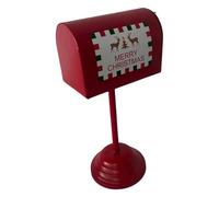 F Fityle Boîte Aux Lettres Du Père Noël En Fer Résistant Aux Intempéries pour La