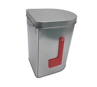 F Fityle Boîte aux lettres en fer blanc de Noël, rétro, décorative, projets de bricolage, mini boîte aux lettres pour jardin extérieur, Saint-Valentin