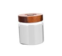 F Fityle Boîte de rangement pour grains de café, récipient hermétique réutilisable, boîte à noix, organisateur alimentaire, valve d'échappement pour, 800 Ml 10 X 10 X 12