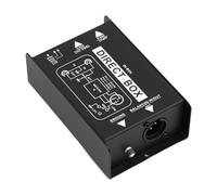 F Fityle Boîtier de direct passif haute impédance XLR 6,35 mm, de basses, unité de direct de studio pour les professionnels du spectacle vivant, Mono