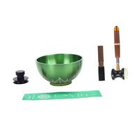 F Fityle bols chantants tibétains avec maillet en bois, fait à la main, pour la relaxation, ornement pour la méditation, cadeaux, salon, salon, F5