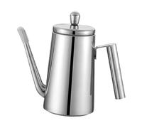 F Fityle Bouteille distributrice d' d'olive en Acier Inoxydable, Burette de Cuisine Portable et Facile à Nettoyer, multifonctionnelle pour, Poignée en Acier de 700 ML
