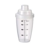 F Fityle Bouteille Shaker à Protéines avec Échelle 200ml, Bouteille de Mélange Multifonctionnelle Facile à Nettoyer, Shaker Sportif en PP pour Boisson, Pré-entraînement, Voyage, Sport, Blanc