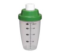 F Fityle Bouteille Shaker à Protéines avec Échelle 200ml, Bouteille de Mélange Multifonctionnelle Facile à Nettoyer, Shaker Sportif en PP pour Boisson, Pré-entraînement, Voyage, Sport, Vert