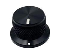 F Fityle Boutons de potentiomètre Bouton de volume avec clé de réglage Bouton audio Interrupteur Boutons de chapeau pour haut-parleurs de basse à, Noir
