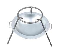 F Fityle Brasero de Camping Compact en Acier avec trépied pour Barbecue et en Plein air