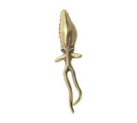 F Fityle Brasseur Squid Sculpture Ornements en Laiton Copper Squid Table Centres de Table Mini Facult