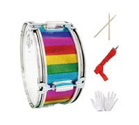 F Fityle Caisse claire avec baguettes, son clair, instrument de musique, gants et sangle inclus pour enfants, adultes et élèves. Idéale pour la pratique sur, 11 Pouces