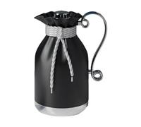 F Fityle Carafe à café, théière avec poignée, pichet isotherme, bouilloire en verre pratique, bouilloire isotherme pour les, la cuisine, les fêtes, Noir