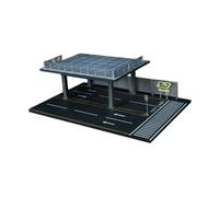 F Fityle Carie d'affichage de voiture Modèle Diecast Modèle 1/64, protection de la vitrine de voiture, support de garage, décoration de table pour collecteurs