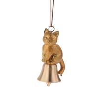 F Fityle Carillon éolien commémoratif pour Chat, Ornement Suspendu, Cloche à Vent en cuivre, décoration de Balcon, Porche, Porte, Patio, fenêtre, Cour, Style C